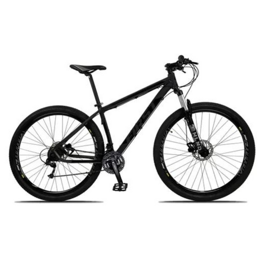 Bicicleta Aro 29 FIRST SMITT 27v Câmbio Shimano DEORE Freio a Disco Hidráulico Suspensão com Trava