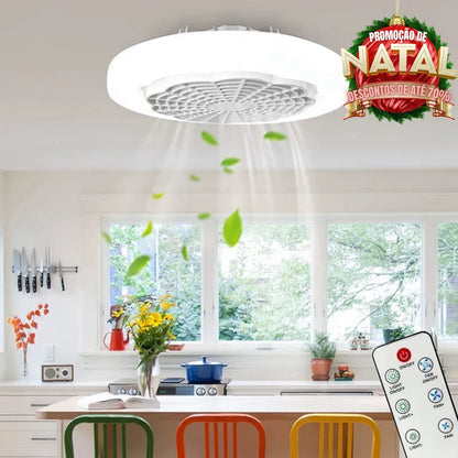 (COMPRE 1 LEVE 3) - Luminária LED com Ventilador | FanMaster®