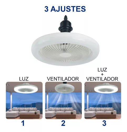 (COMPRE 1 LEVE 2) - Luminária LED com Ventilador | FanMaster® Grandeza Brasil 