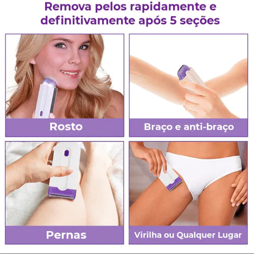 (COMPRE 1 LEVE 2) Depilador Laser Flex® + Brinde Surpresa