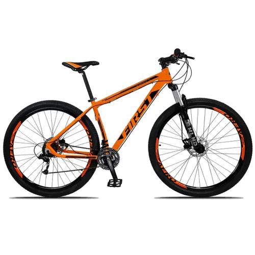 Bicicleta Aro 29 FIRST SMITT 27v Câmbio Shimano DEORE Freio a Disco Hidráulico Suspensão com Trava